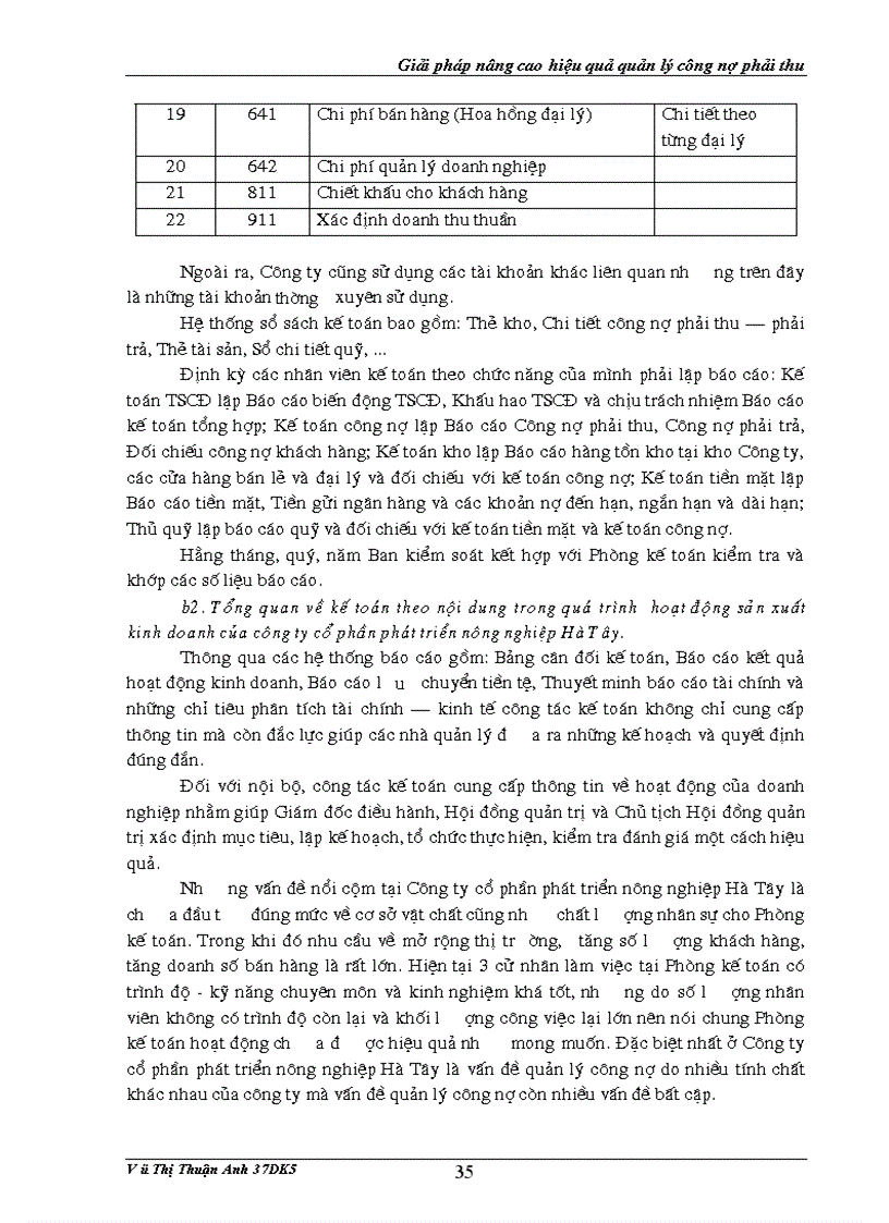 image for page Nâng cao quản lý công nợ tại Công ty cổ phần phát triển nông nghiệp Hà Tây thực trạng và giải pháp