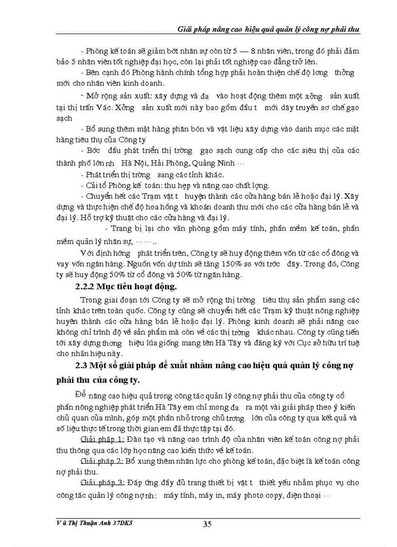 image for page Nâng cao quản lý công nợ tại Công ty cổ phần phát triển nông nghiệp Hà Tây thực trạng và giải pháp