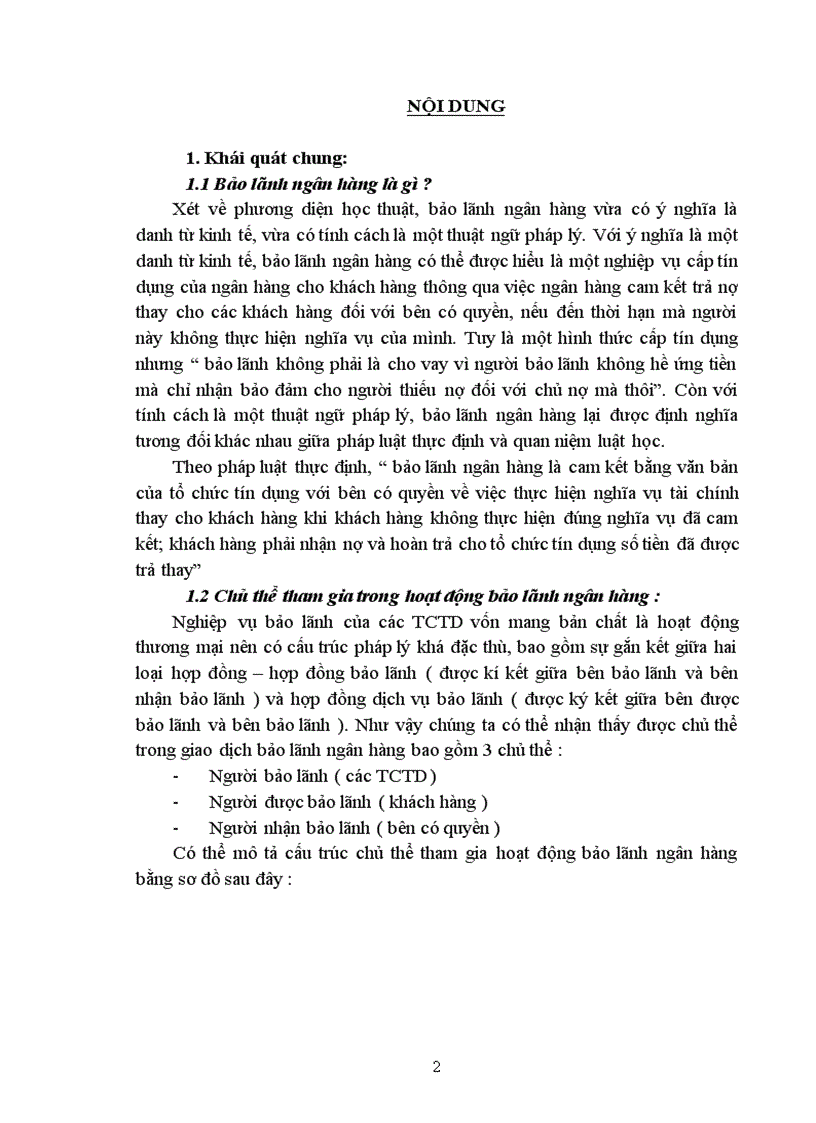 image for page Bài tập kỳ ngân hàng Phân tích nội dung cơ bản của mỗi quyền nghĩa vụ của từng chủ thể và ý nghĩa của việc quy định quyền nghĩa vụ bảo lãnh ngân hàng