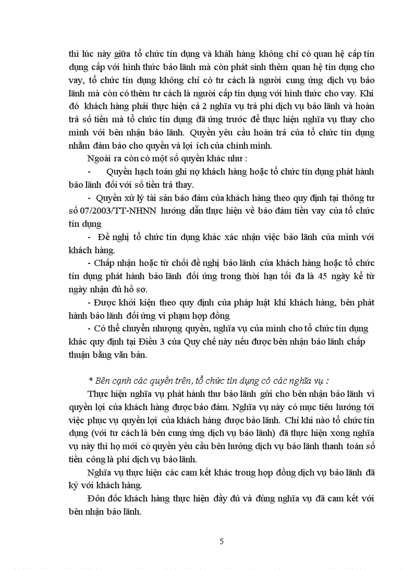 image for page Bài tập kỳ ngân hàng Phân tích nội dung cơ bản của mỗi quyền nghĩa vụ của từng chủ thể và ý nghĩa của việc quy định quyền nghĩa vụ bảo lãnh ngân hàng