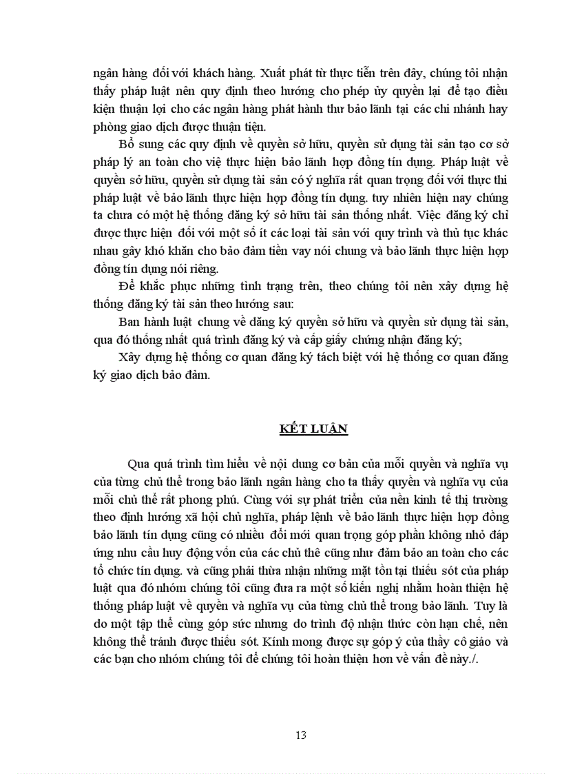 image for page Bài tập kỳ ngân hàng Phân tích nội dung cơ bản của mỗi quyền nghĩa vụ của từng chủ thể và ý nghĩa của việc quy định quyền nghĩa vụ bảo lãnh ngân hàng