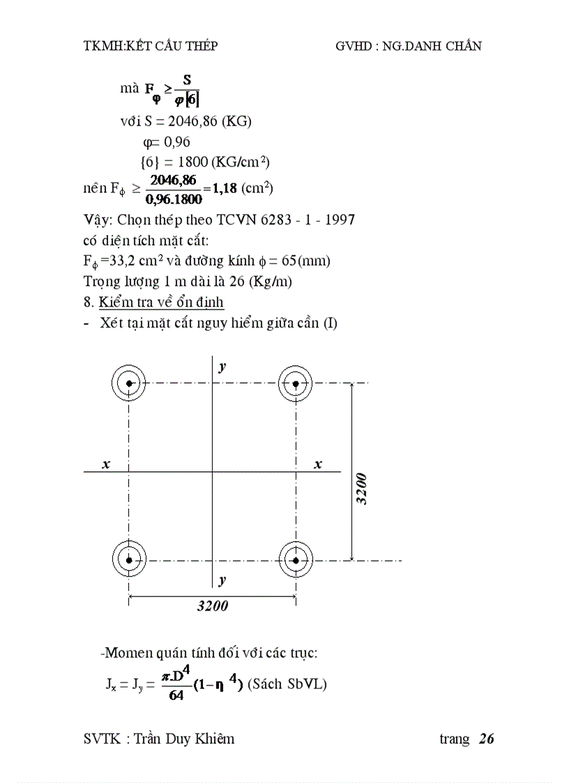 image for page Đồ án kết cấu kim loại máy trục Cần trục tháp kiểu tự nâng 1 6YT