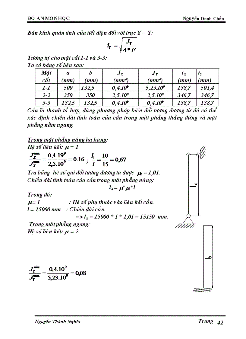 image for page Đồ án kết cấu kim loại máy trục Cần trục ô tô Q 10T cad word full