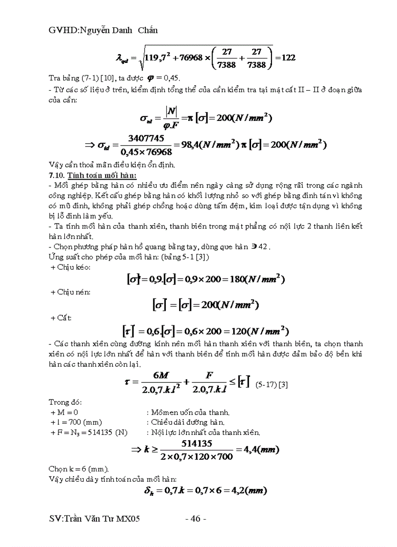 image for page Tính toán kết cấu thép cần trục tháp bánh lốp Q 40T