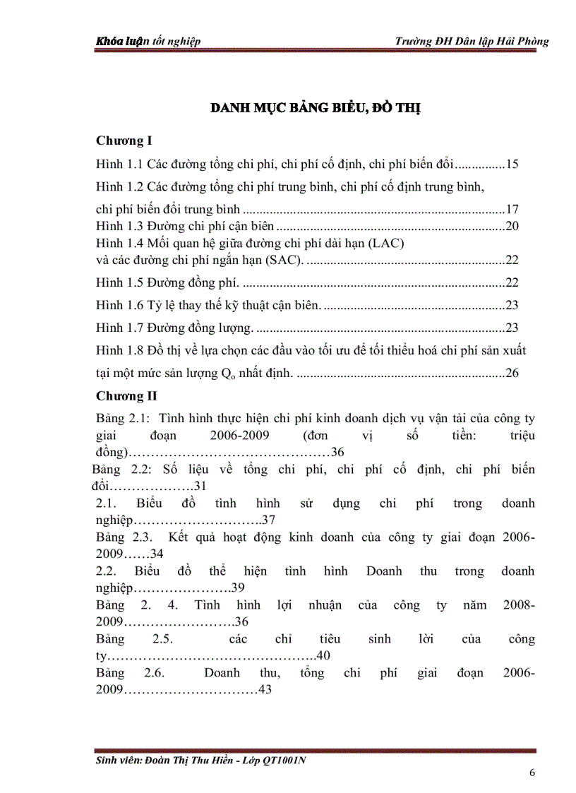 image for page Phân tích mối quan hệ giữa chi phí và doanh thu từ đó đưa ra một số biện pháp làm tối đa hóa lợi nhuận cho CN công ty TNHH Giao nhận vận tải Quang Hưng