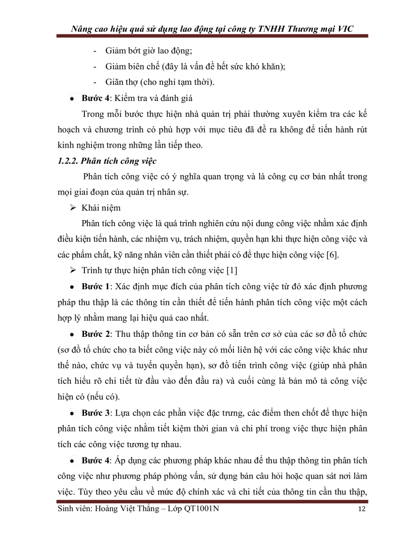 image for page Nâng cao hiệu quả sử dụng lao động tại công ty TNHH Thương mại VIC