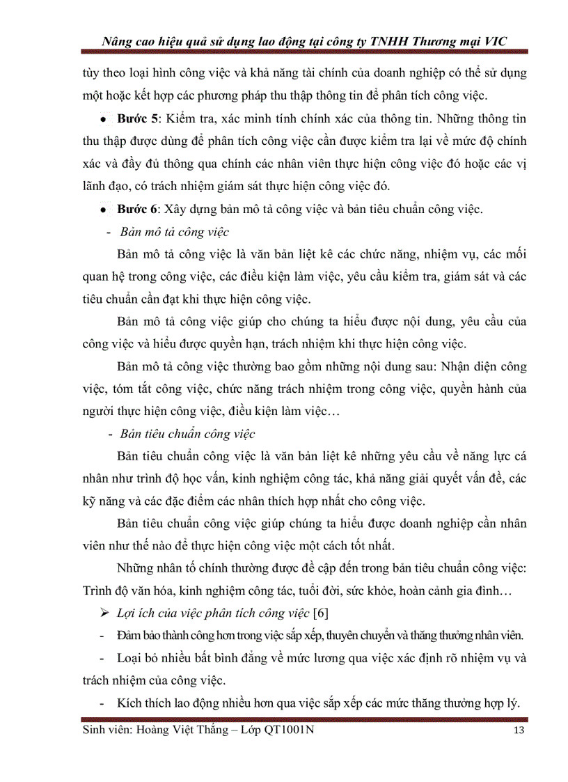 image for page Nâng cao hiệu quả sử dụng lao động tại công ty TNHH Thương mại VIC