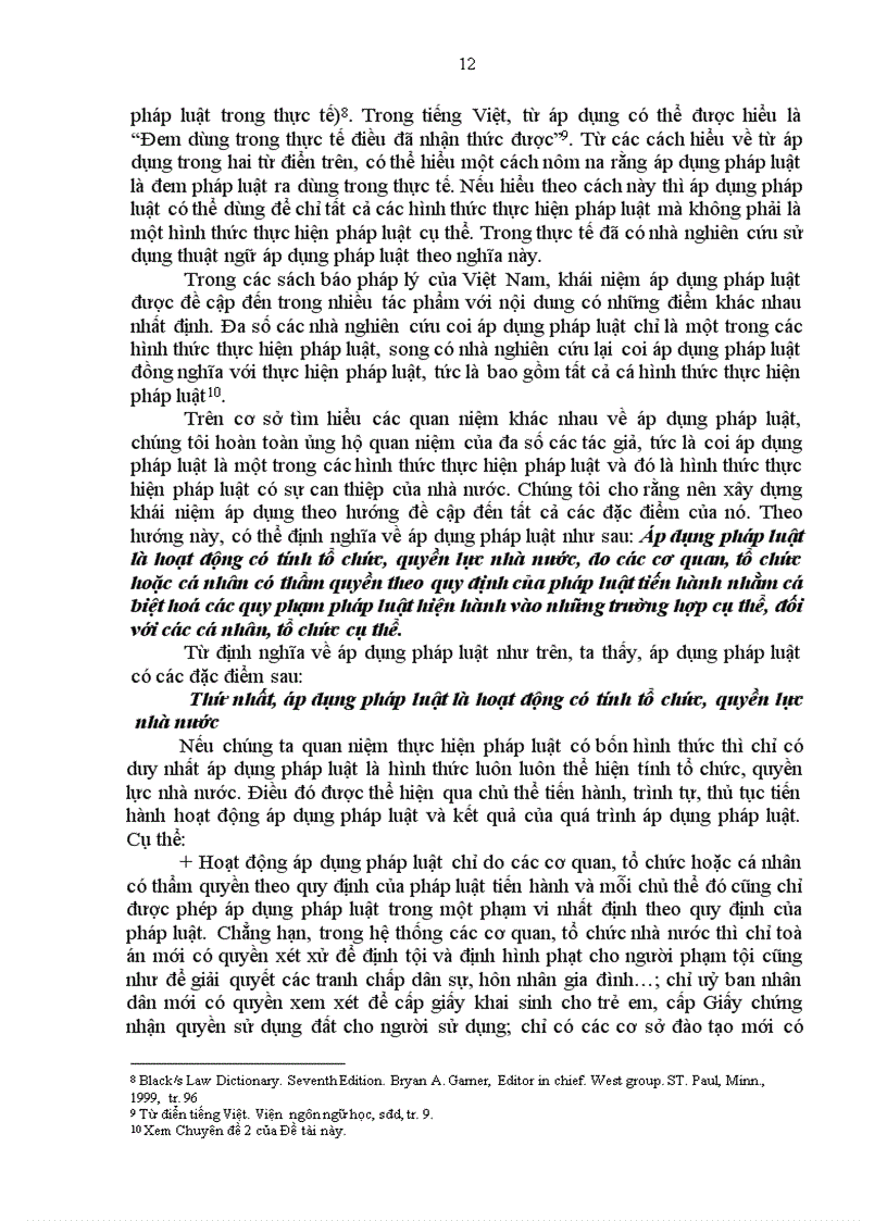 image for page Áp dụng pháp luật ở Việt Nam hiện nay