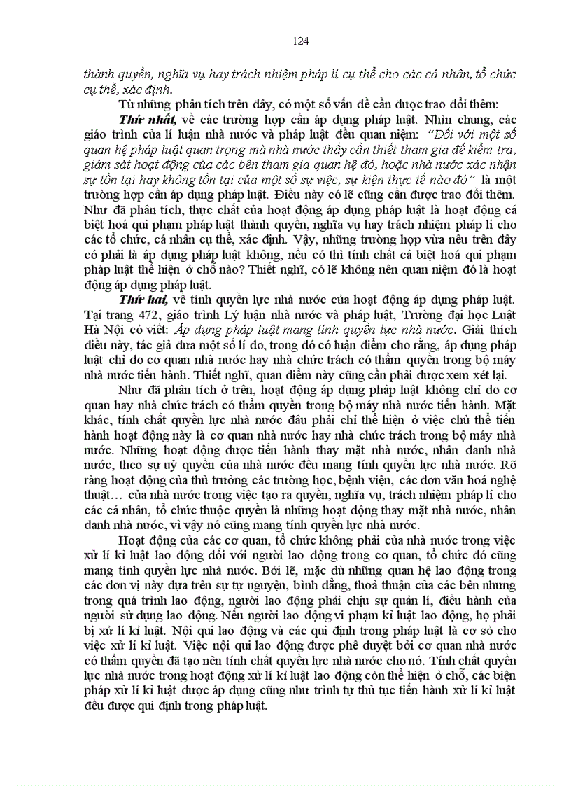 image for page Áp dụng pháp luật ở Việt Nam hiện nay