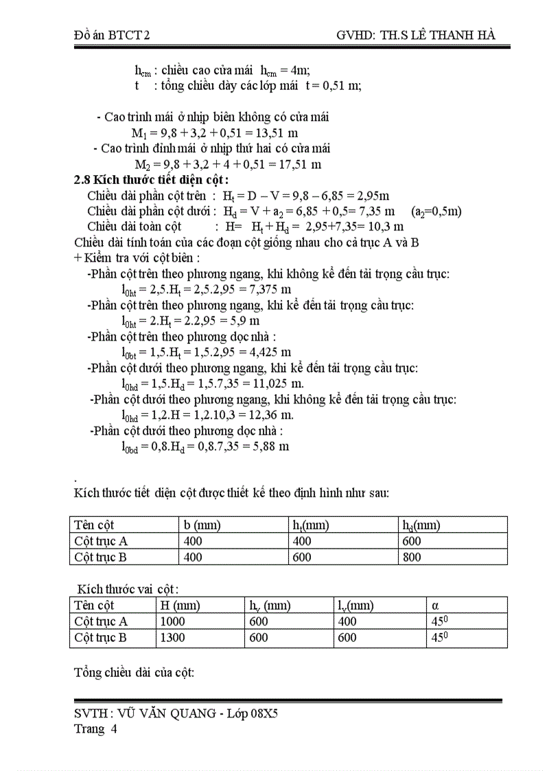image for page Đồ án bê tông cốt thép ii thiết kế khung ngang nhà công nghiệp 1 tầng