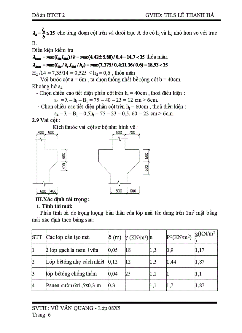 image for page Đồ án bê tông cốt thép ii thiết kế khung ngang nhà công nghiệp 1 tầng