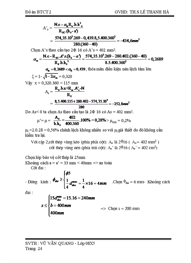 image for page Đồ án bê tông cốt thép ii thiết kế khung ngang nhà công nghiệp 1 tầng