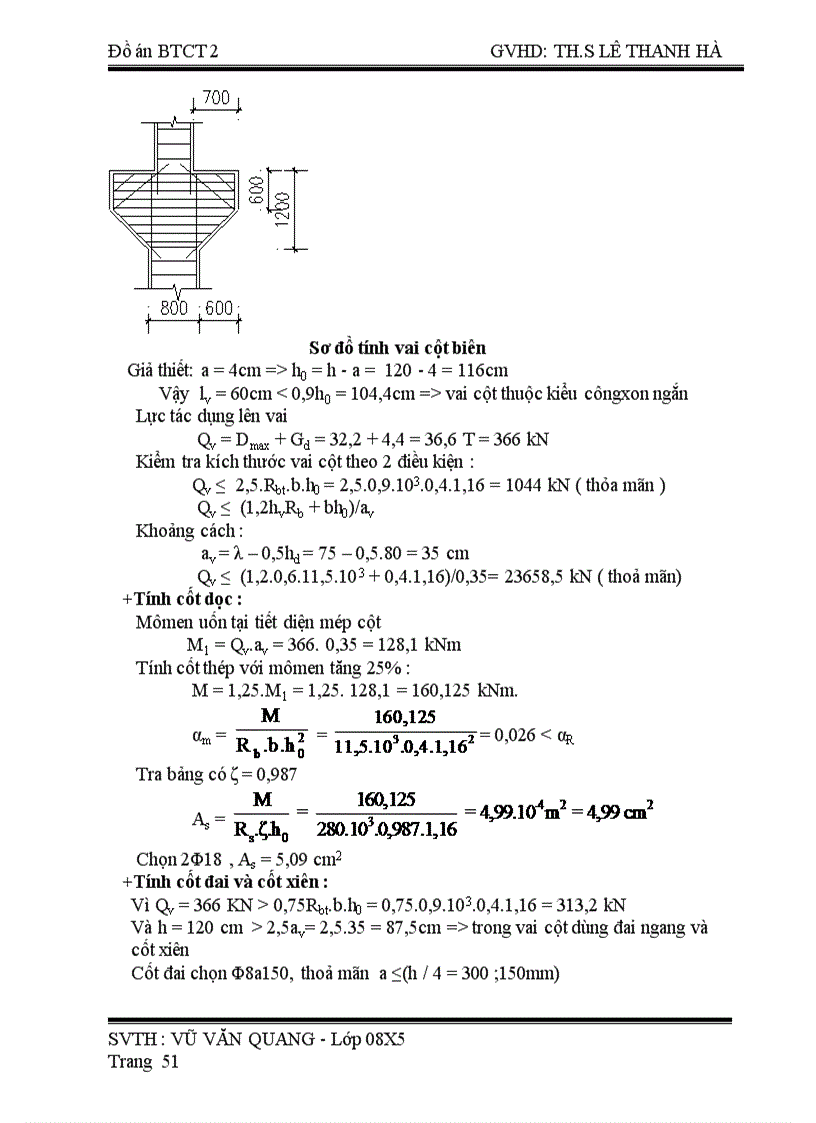 image for page Đồ án bê tông cốt thép ii thiết kế khung ngang nhà công nghiệp 1 tầng