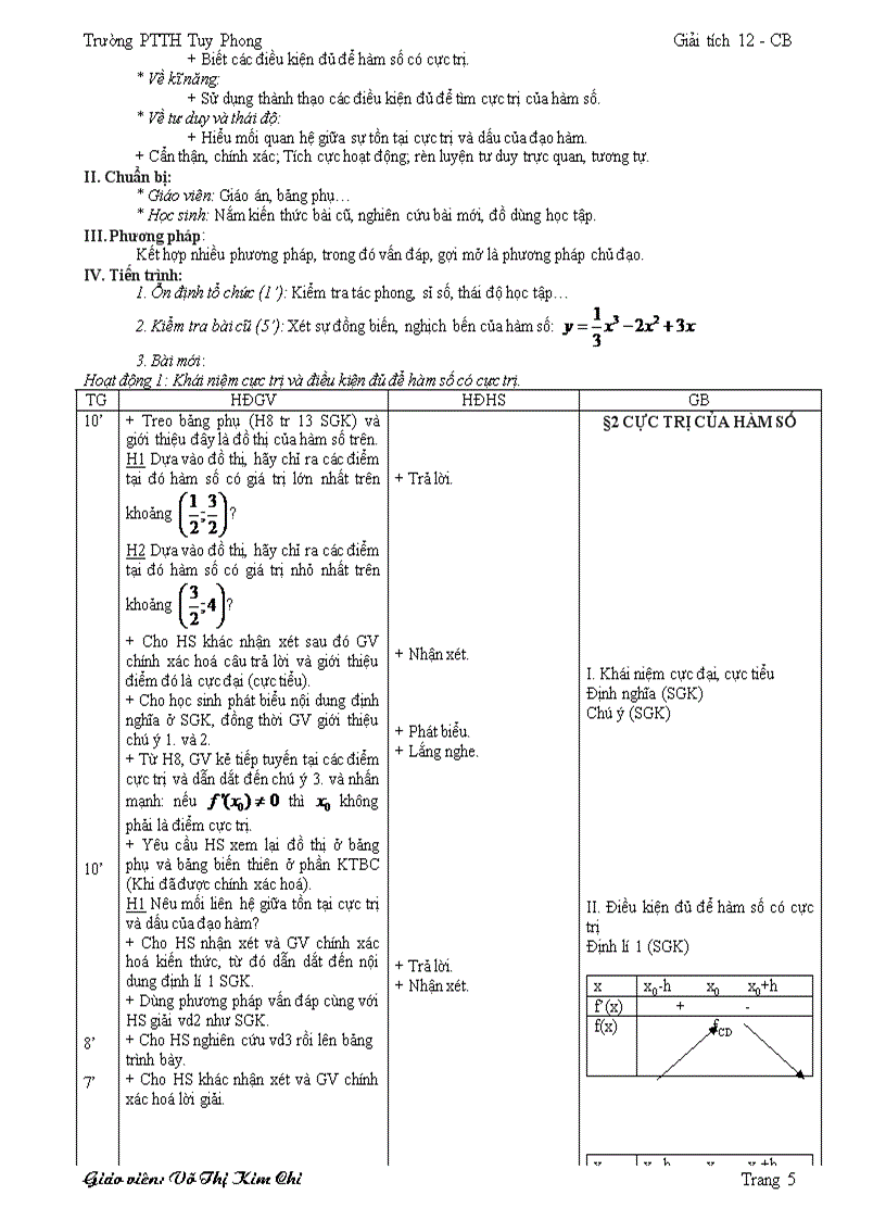 image for page Giáo án Toán 12 2012 hay
