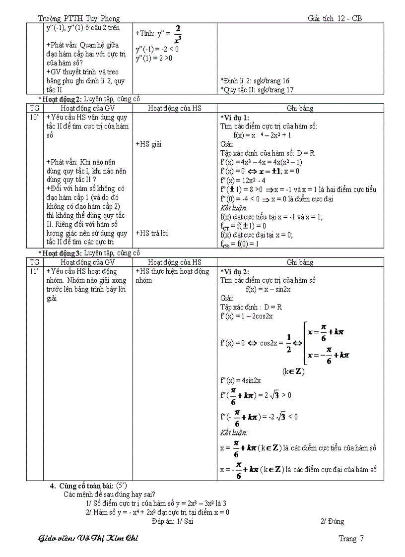 image for page Giáo án Toán 12 2012 hay