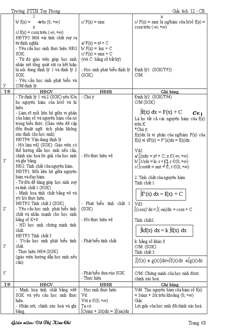 image for page Giáo án Toán 12 2012 hay