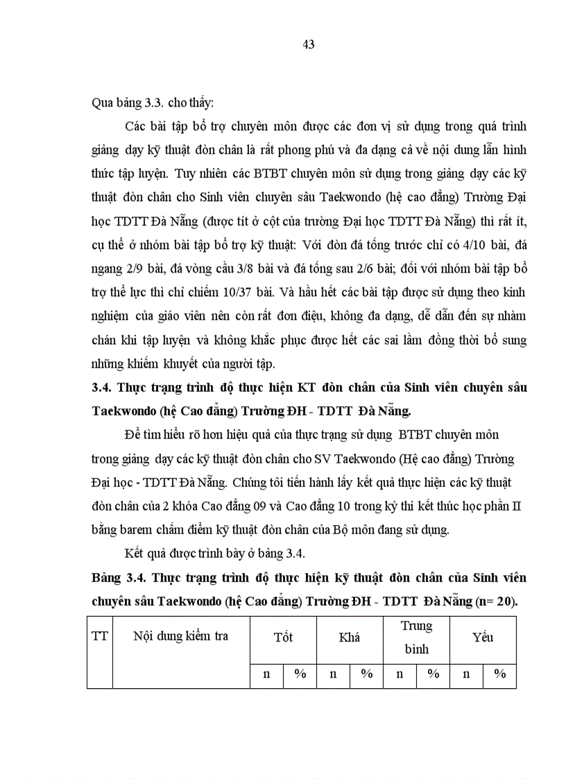 image for page Nghiên cứu lựa chọn hệ thống bài tập bổ trợ chuyên môn trong giảng dạy các kỹ thuật đòn chân cho sinh viên chuyên sâu Taekwondo hệ cao đẳng trường đại học thể dục thể thao Đà Nẵng