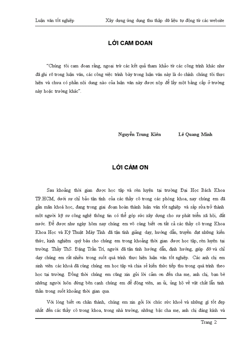 image for page Xây dựng ứng dụng thu thập dữ liệu tự động từ các Website