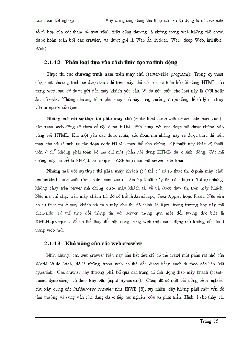 image for page Xây dựng ứng dụng thu thập dữ liệu tự động từ các Website