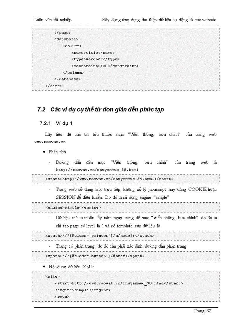 image for page Xây dựng ứng dụng thu thập dữ liệu tự động từ các Website