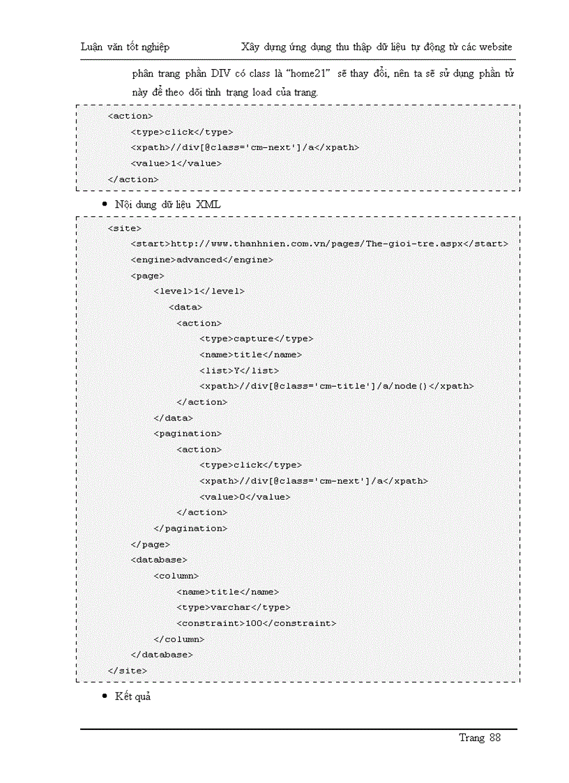 image for page Xây dựng ứng dụng thu thập dữ liệu tự động từ các Website