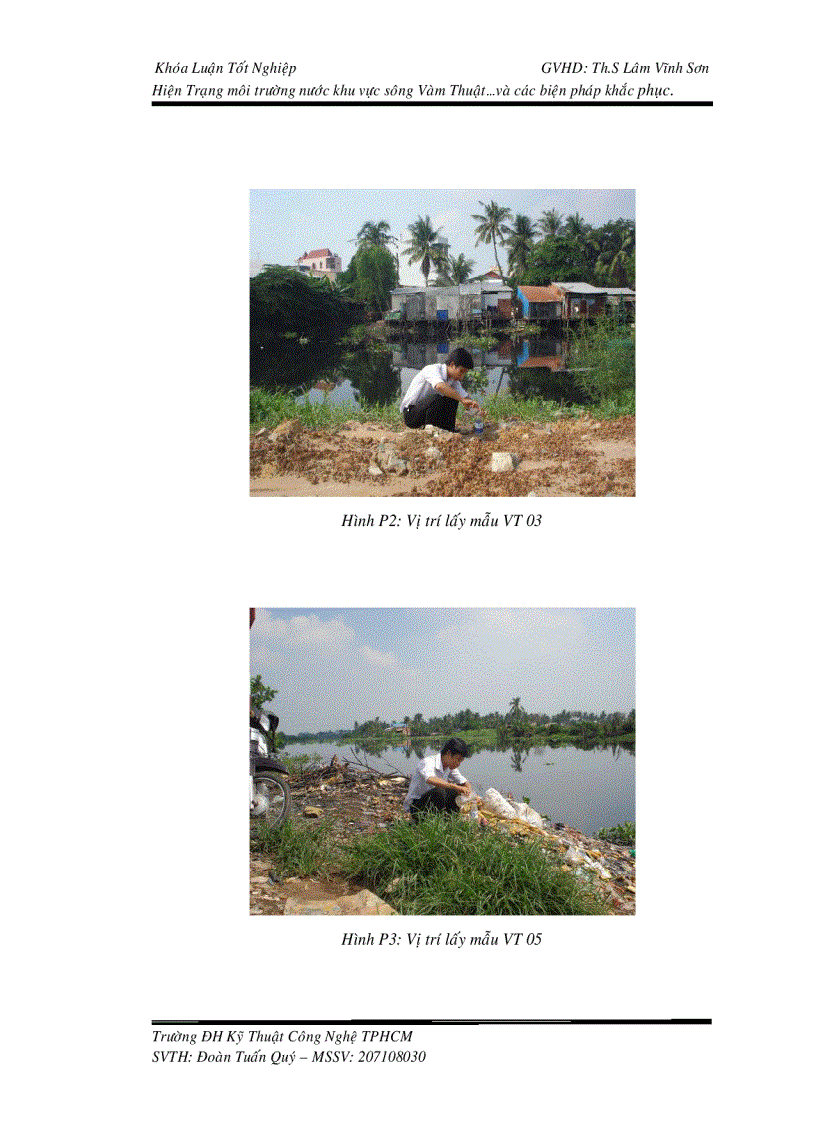 image for page Hiện trạng môi trường nước khu vực sông Vàm Thuật đoạn từ cầu Bến Cát đến ngã 3 sông Vàm Thuật và các biện pháp khắc phục