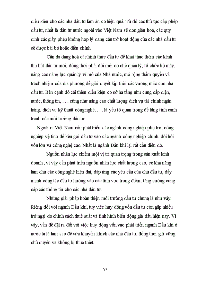 image for page Tình hình huy động vốn đầu tư vào phát triển ngành Dầu khí ở Việt Nam 201