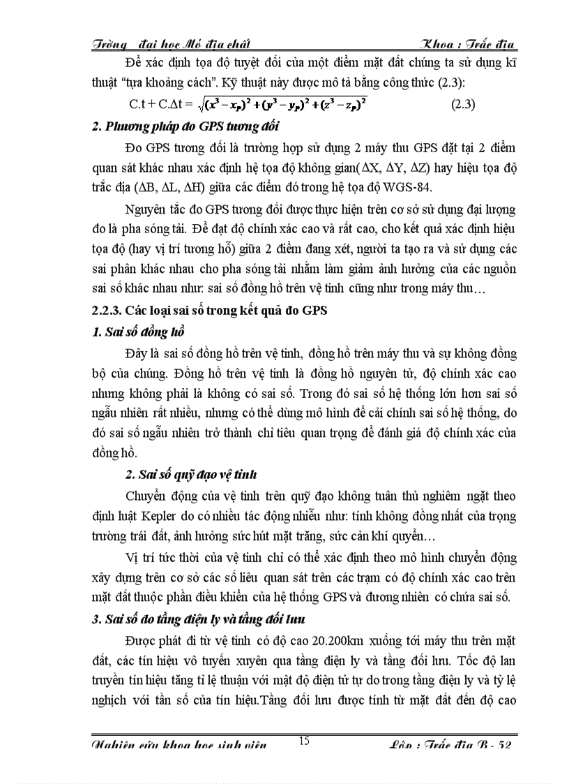 image for page Thành lập lưới khống chế thi công bằng công nghệ GPS