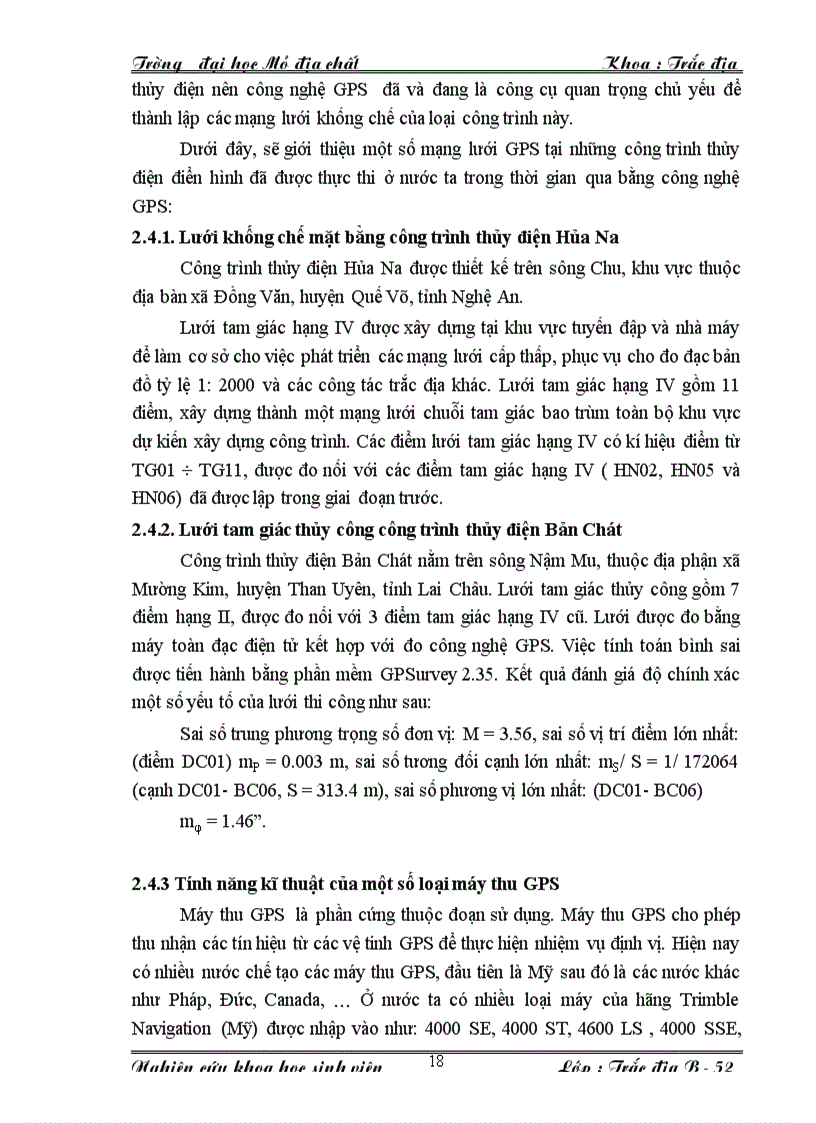 image for page Thành lập lưới khống chế thi công bằng công nghệ GPS