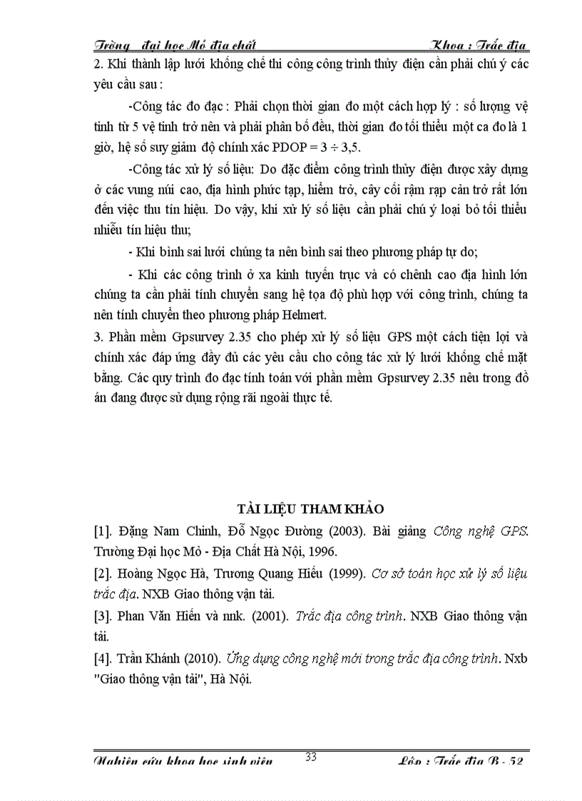 image for page Thành lập lưới khống chế thi công bằng công nghệ GPS