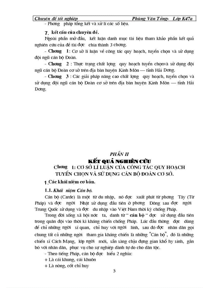 image for page Nâng cao chất lượng quy hoạch tuyển chọn và sử dụng đội ngũ cán bộ Đoàn cơ sở trên địa bàn huyện Kinh Môn tỉnh Hải Dương