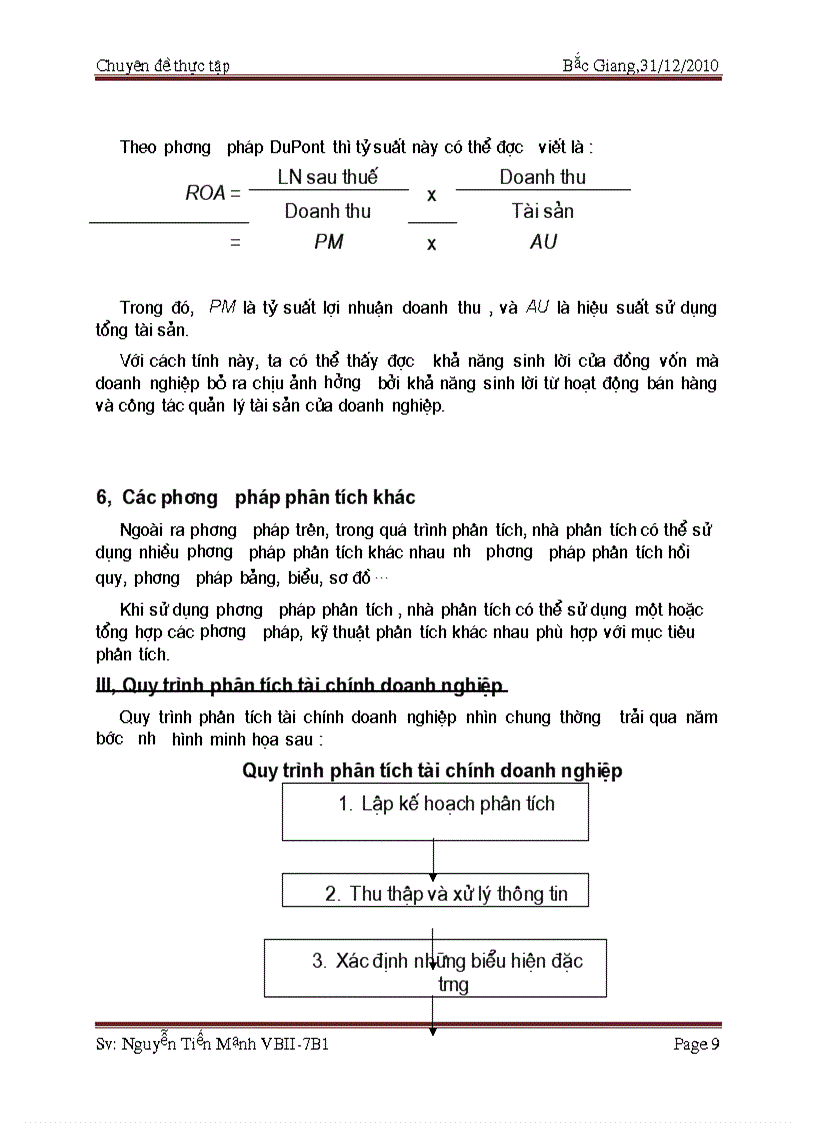 image for page Hoàn thiện hệ thống chỉ tiêu phân tích tài chính doanh nghịêp nhằm phục vụ cho việc thẩm định cho vay dự án đầu tư của Ngân hàng thương mại cổ phần Công thương Chi nhánh Bắc Giang