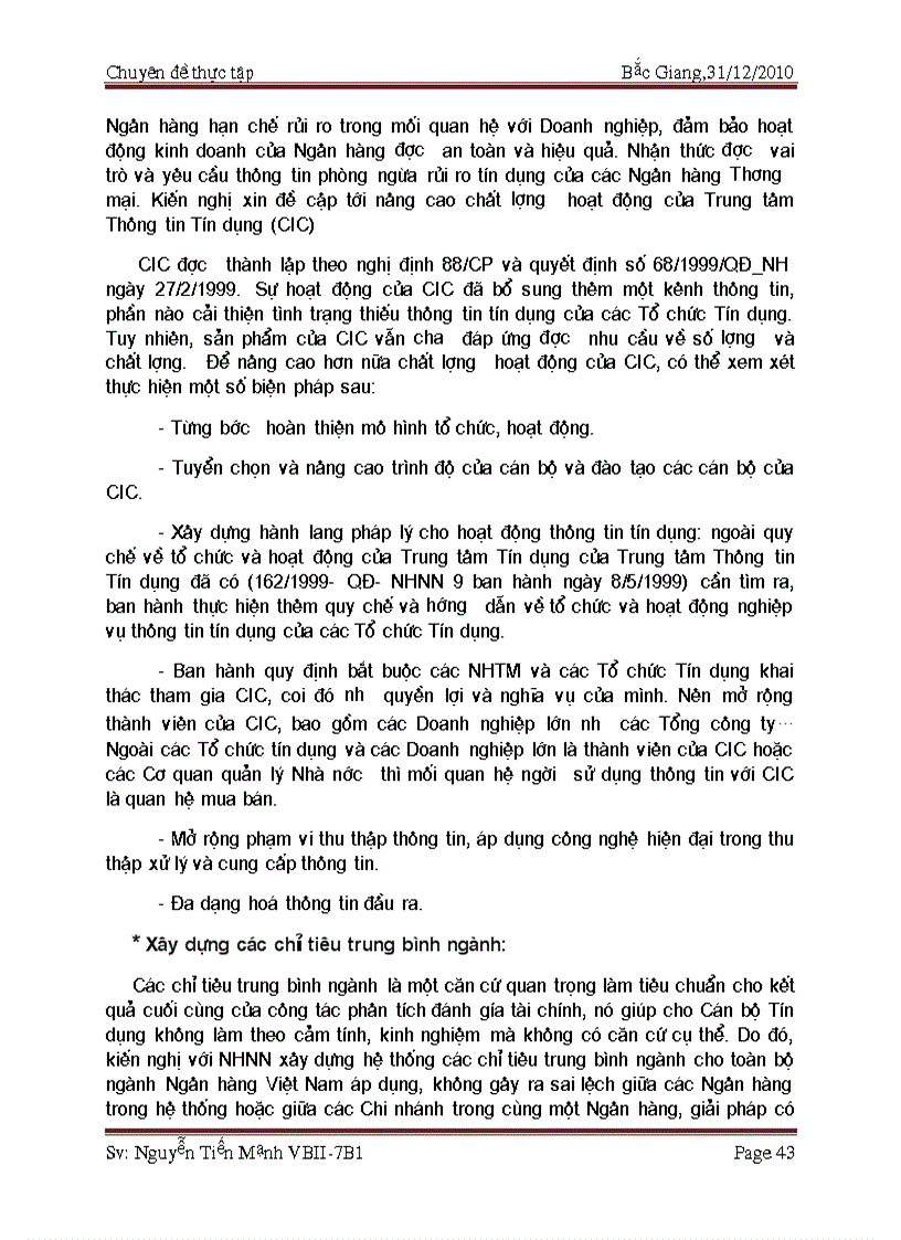 image for page Hoàn thiện hệ thống chỉ tiêu phân tích tài chính doanh nghịêp nhằm phục vụ cho việc thẩm định cho vay dự án đầu tư của Ngân hàng thương mại cổ phần Công thương Chi nhánh Bắc Giang