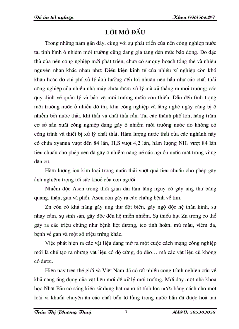 image for page Nghiên cứu tổng hợp đặc trưng của vật liệu lai tạo Chitosan oxit sắt và ứng dụng hấp phụ ion Niken II trong xử lử lý nước thải chứa kim loại nặng