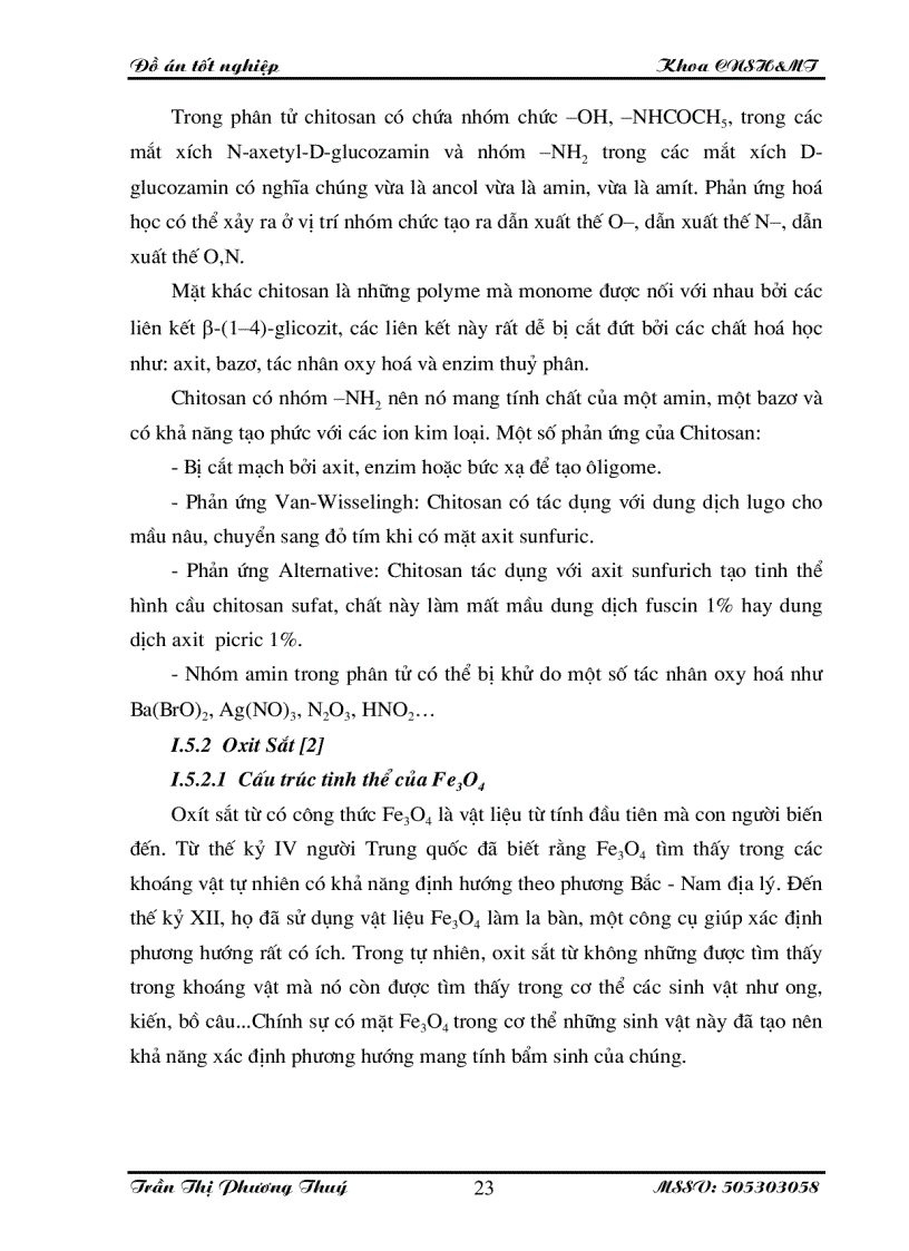 image for page Nghiên cứu tổng hợp đặc trưng của vật liệu lai tạo Chitosan oxit sắt và ứng dụng hấp phụ ion Niken II trong xử lử lý nước thải chứa kim loại nặng