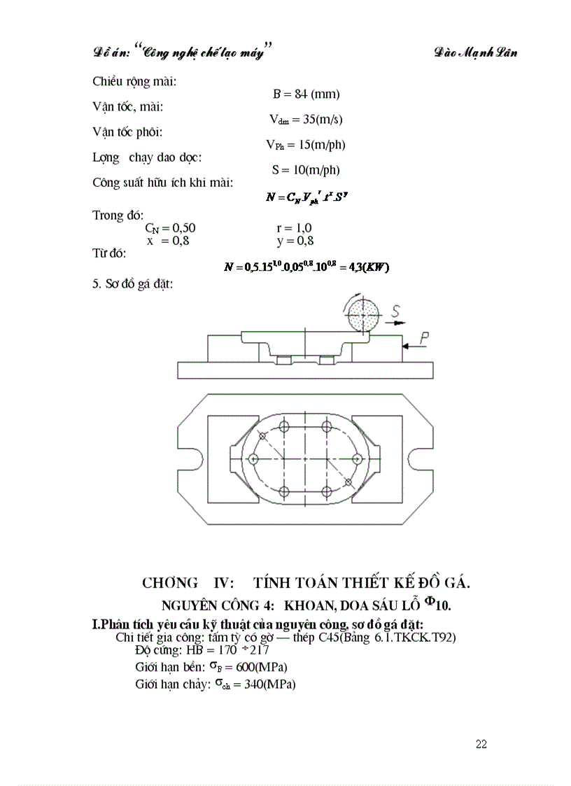 image for page Thiết kế quy trình công nghệ gia công chi tiết Nắp Kín thuyết minh CAD