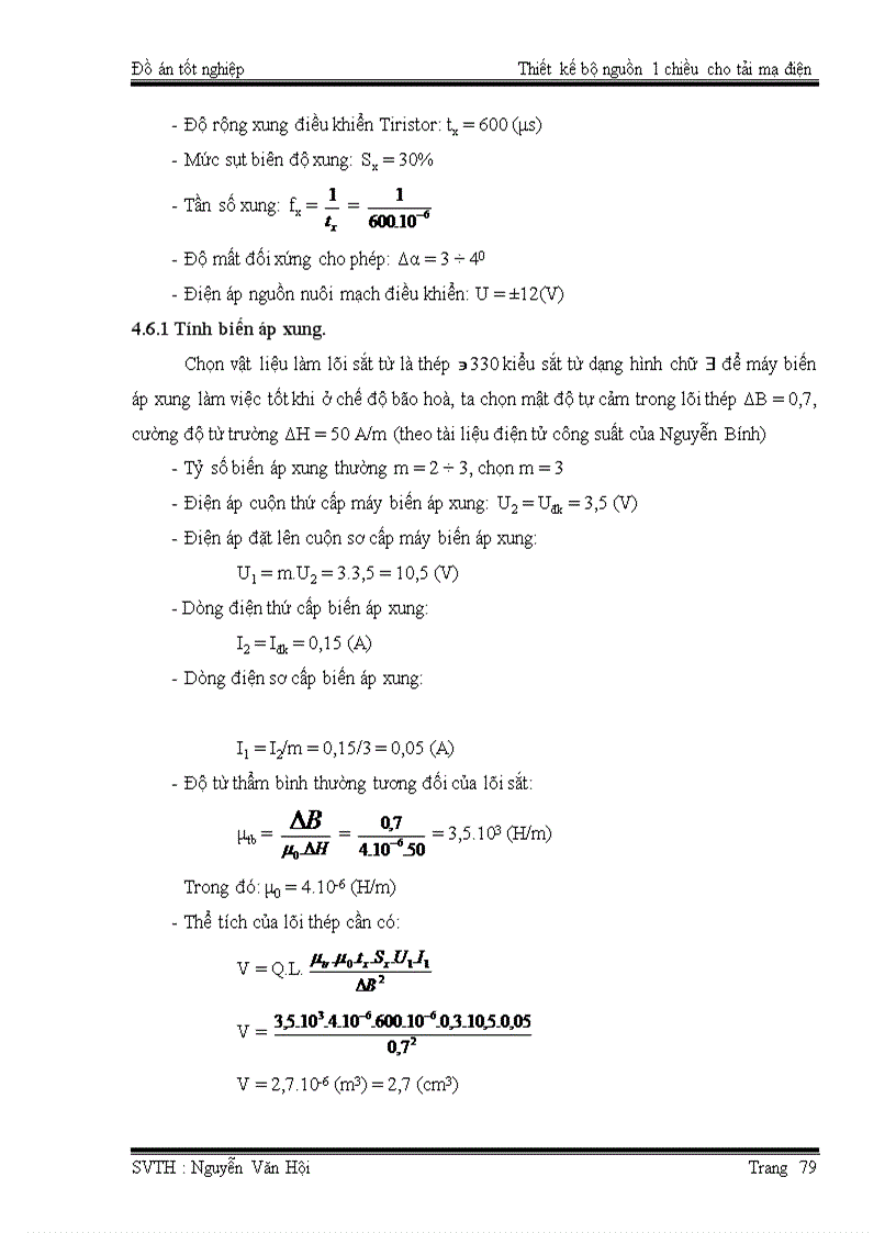 image for page Thiết kế bộ nguồn 1 chiều cho tải mạ điện