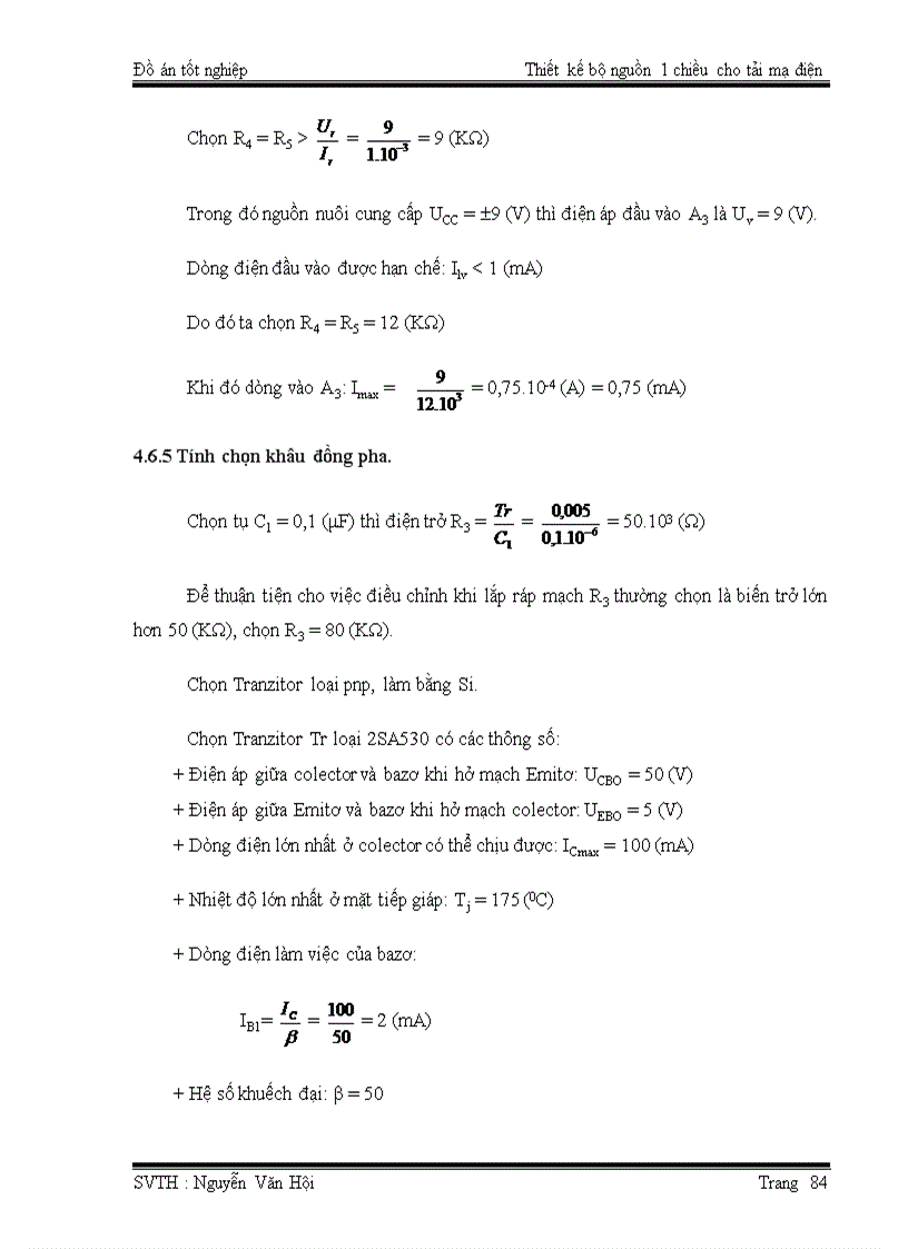 image for page Thiết kế bộ nguồn 1 chiều cho tải mạ điện