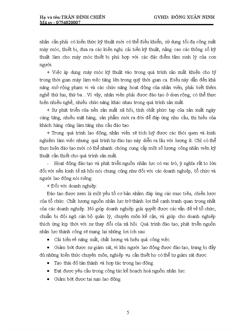 image for page Nâng cao hơn nữa hiệu quả công tác đào tạo và phát triển nguồn nhân lực tại Công ty TNHH Thịnh Phát