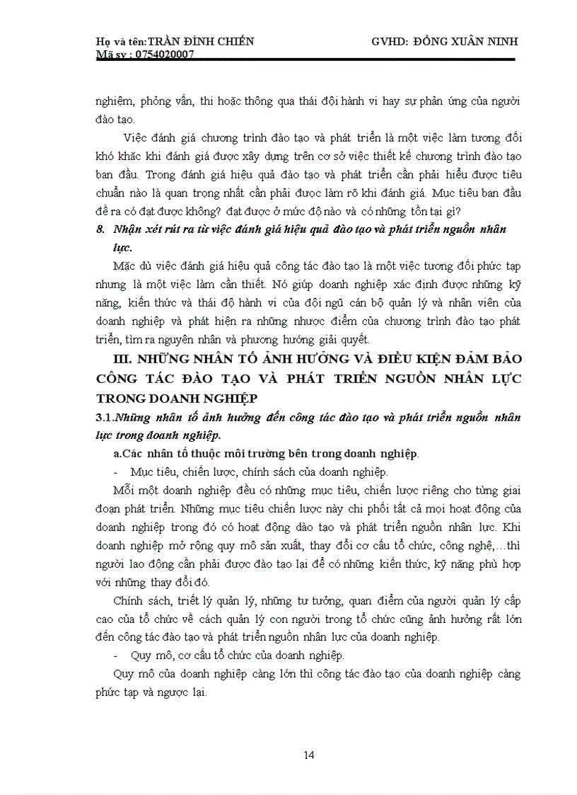 image for page Nâng cao hơn nữa hiệu quả công tác đào tạo và phát triển nguồn nhân lực tại Công ty TNHH Thịnh Phát