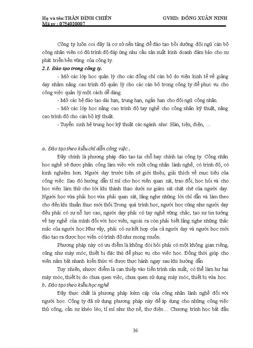 image for page Nâng cao hơn nữa hiệu quả công tác đào tạo và phát triển nguồn nhân lực tại Công ty TNHH Thịnh Phát
