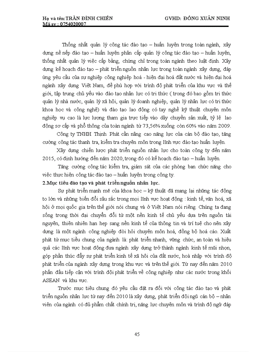 image for page Nâng cao hơn nữa hiệu quả công tác đào tạo và phát triển nguồn nhân lực tại Công ty TNHH Thịnh Phát