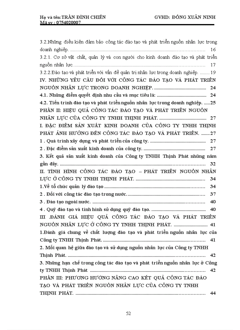 image for page Nâng cao hơn nữa hiệu quả công tác đào tạo và phát triển nguồn nhân lực tại Công ty TNHH Thịnh Phát