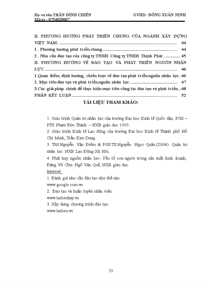 image for page Nâng cao hơn nữa hiệu quả công tác đào tạo và phát triển nguồn nhân lực tại Công ty TNHH Thịnh Phát