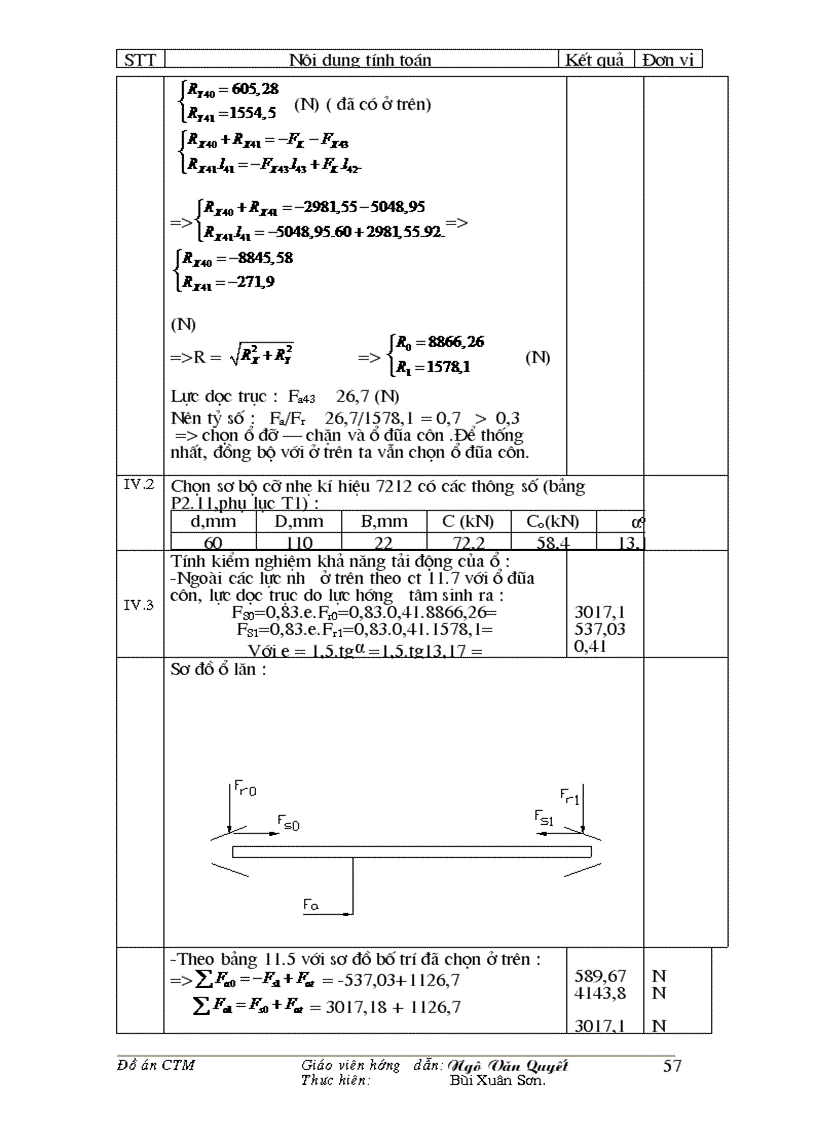 image for page ĐỒ ÁN MÔN HỌC CHI TIẾT MÁY TM CAD bảng tính bằng EXsel