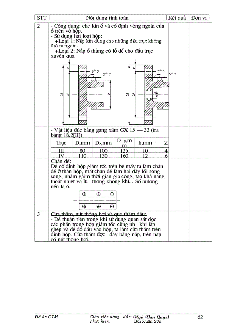 image for page ĐỒ ÁN MÔN HỌC CHI TIẾT MÁY TM CAD bảng tính bằng EXsel