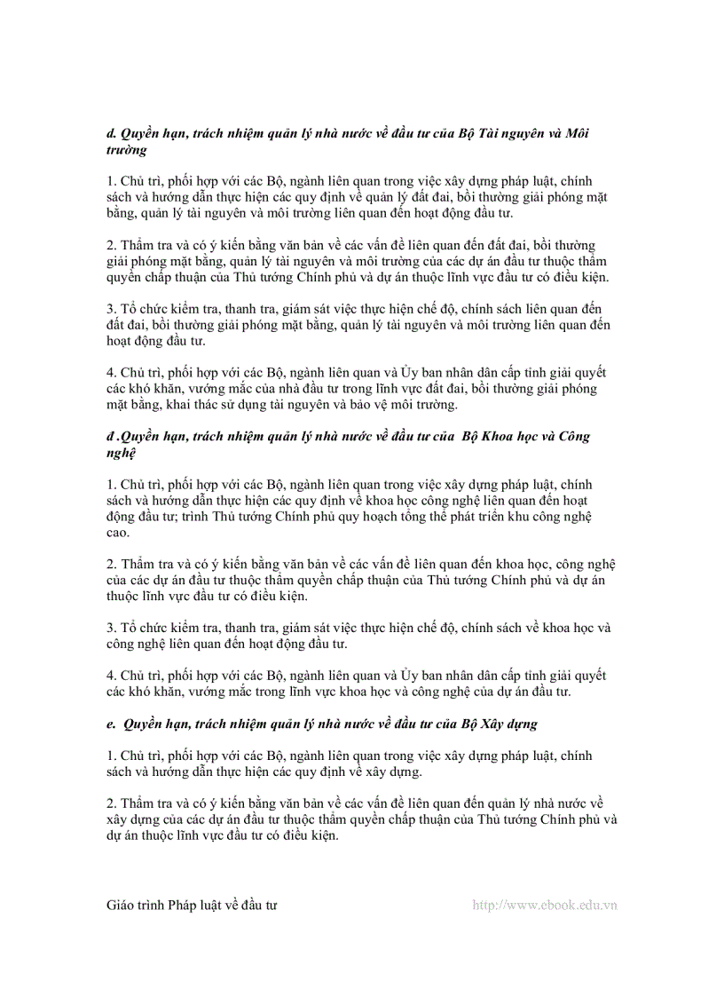 image for page Giáo trình Luật đầu tư