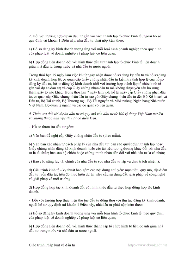 image for page Giáo trình Luật đầu tư