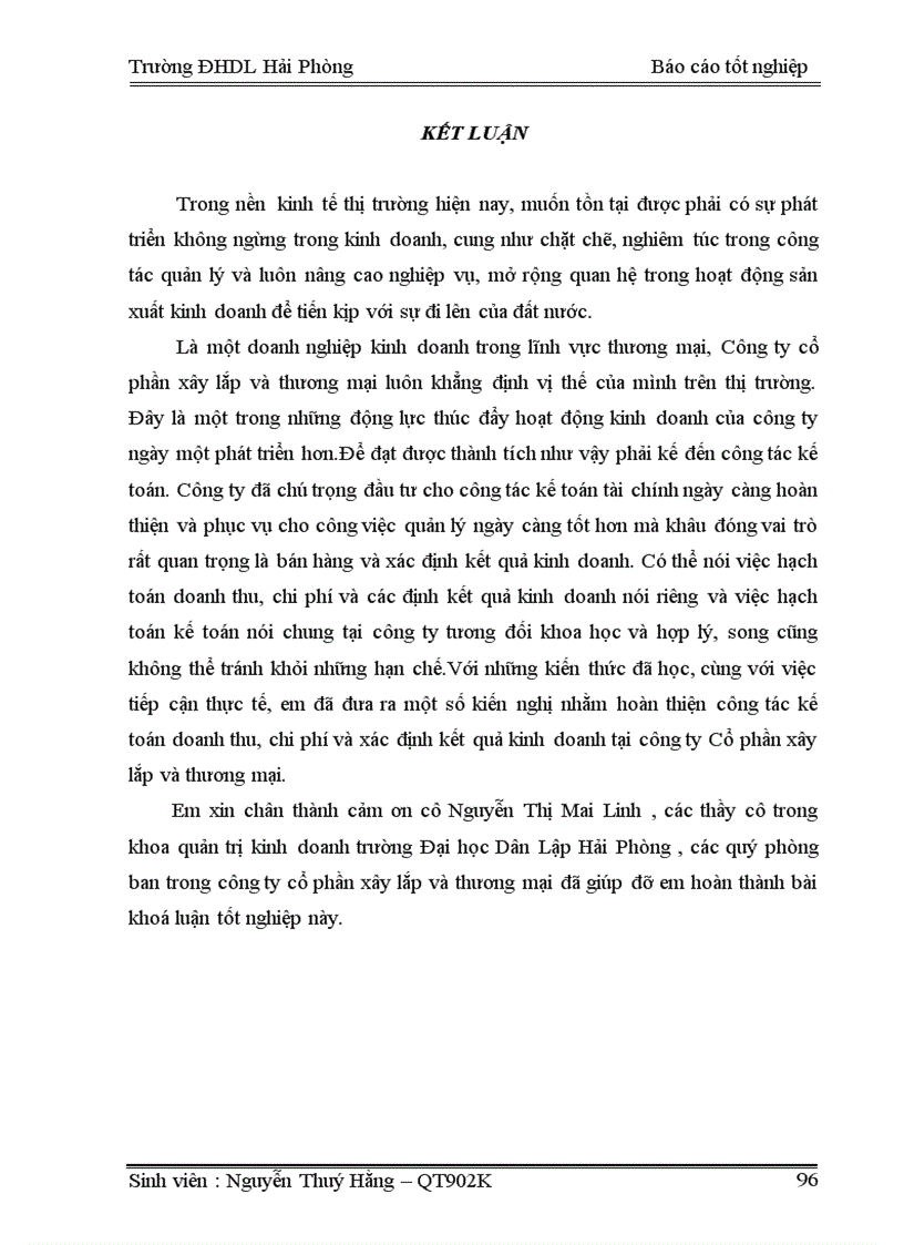 image for page Hoàn thiện tổ chức công tác kế toán doanh thu chi phí và xác định kết quả kinh doanh tại công ty cổ phần xây lắp và thương mại