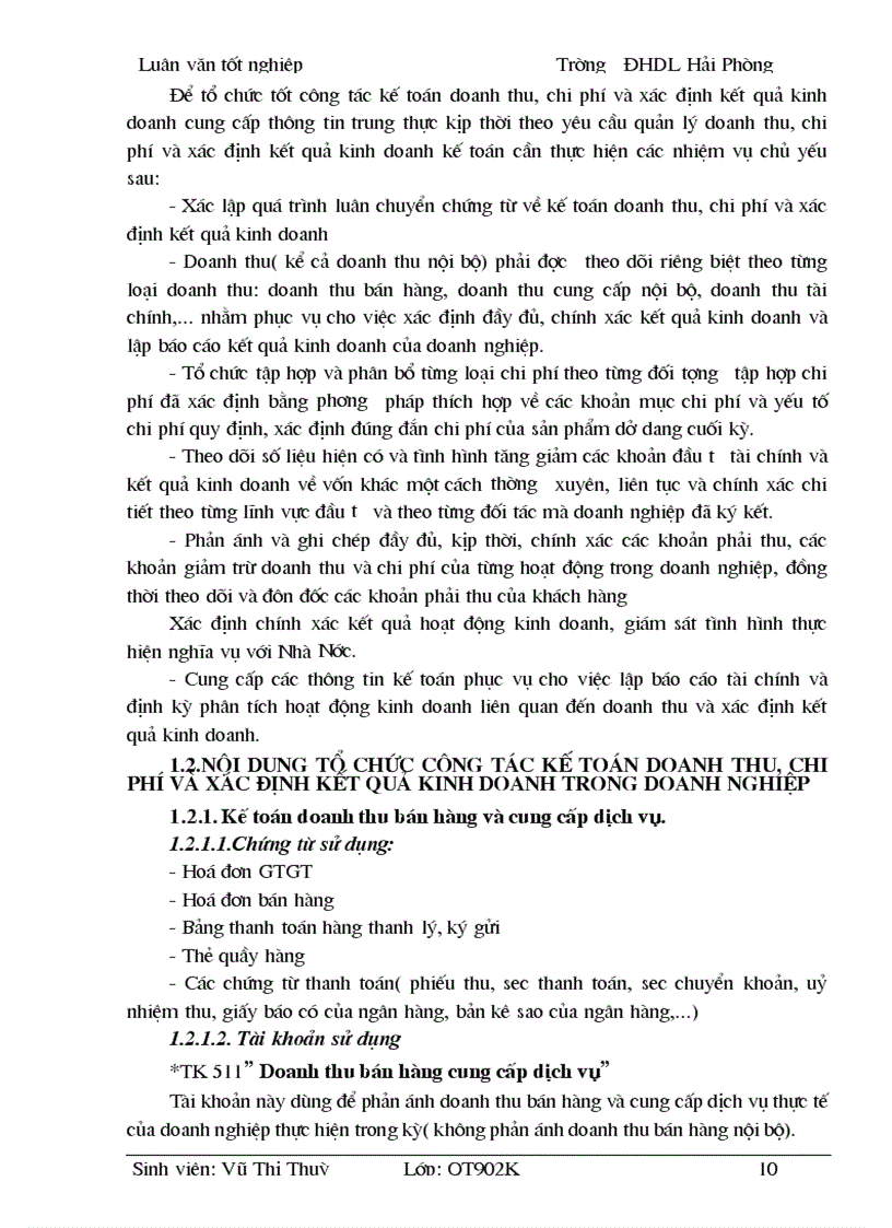 image for page Hoàn thiện tổ chức công tác kế toán doanh thu chi phí và xác định kết quả kinh doanh tại công ty cổ phần đầu tư xây dựng Hải An